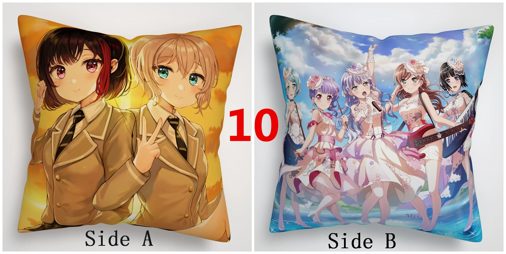 10 Суэф Аниме Манга Bang Dream! Аниме Двусторонняя диванная подушка крышка - Цвет: 10