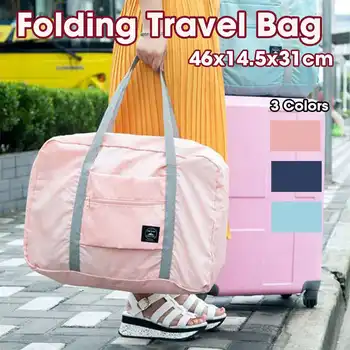 

2020 New Waterproof Travel Bags Women Men Large Capacity Folding Duffle Bag Organizer Packing Cubes Luggage Girl Weekend Bag
