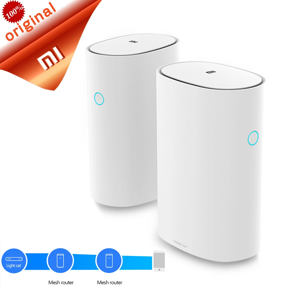 

Original Xiaomi Mi WiFi Router Mesh 2.4GHz 5GHz High speed 4 core CPU 256MB Max 3 Repeater Gigabit power Smart Network