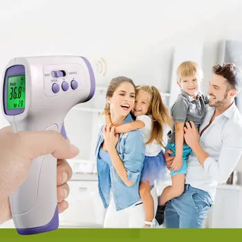 

Infrared Thermometer Gun Handheld Digital LCD Display Non-Contact Temperature Meter Outdoor Laser Pyrometer IR Thermometer