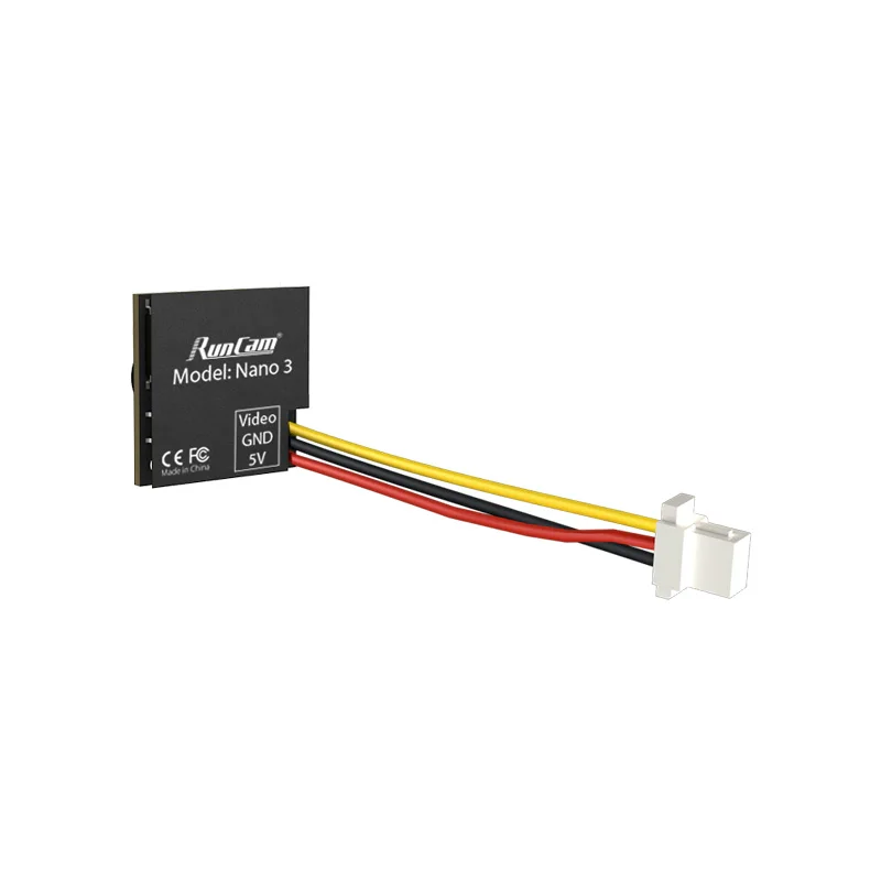 

RunCam Nano 3 Nano3 1/3'' 800TVL 1.1g FOV 160 Degree Wide Angle NTSC CMOS FPV Camera for RC FPV Drone