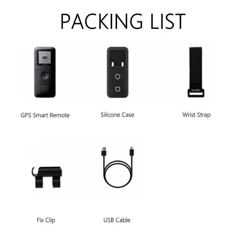 Insta 360 10 м gps умный пульт дистанционного управления с невидимой селфи палкой Fix клип для Insta360 One X пульт дистанционного управления аксессуары - Цвет: A Package