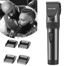 BaoRun Профессиональная Мужская машинка для стрижки волос титановое керамическое лезвие триммер для волос Машинка для стрижки волос для салона 2000ма литиевая батарея