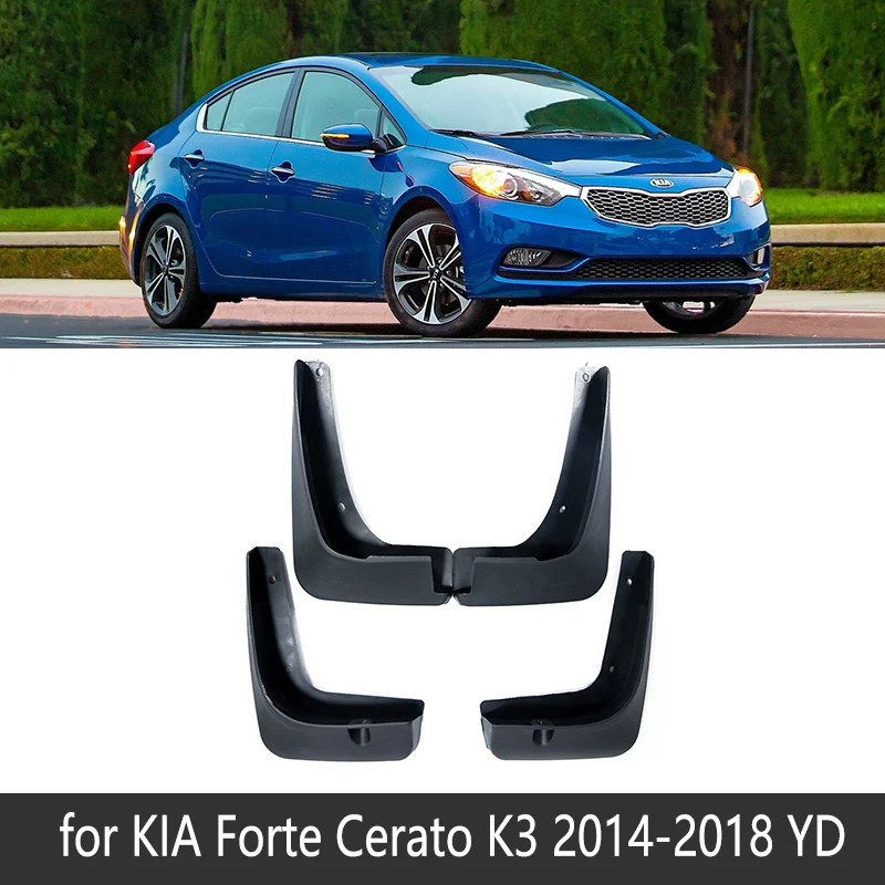 2014-2018 YD Для Kia Forte Cerato K3 TD M BD 2010~ щитки, брызговики брызговик всплеск откидная крышка аксессуары 2011 2012 2013 - Название цвета: 2014-2018 YD
