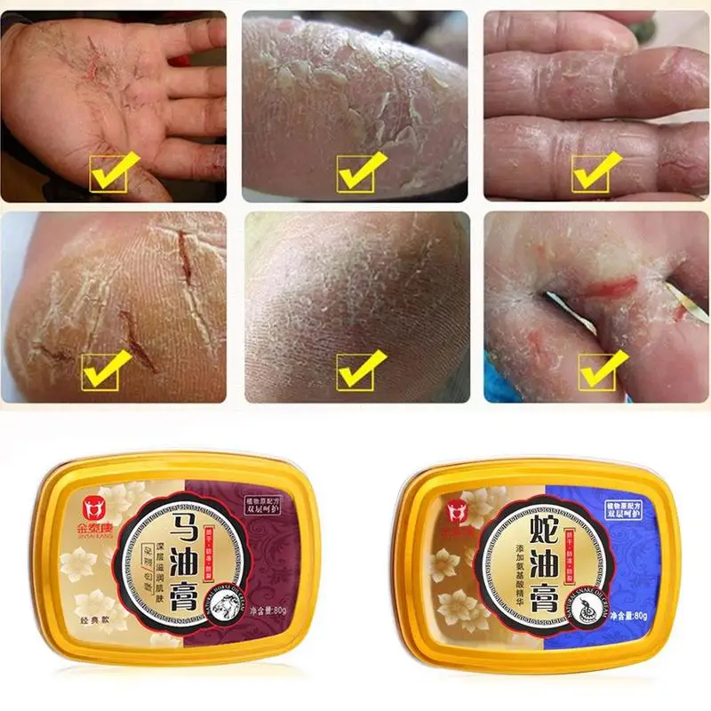 

Snake Oil Tender Cream & Horse Cream Hand Care Antibacterial Anti-chapping Whitening Nourishing Anti-aging Skin Care Cream