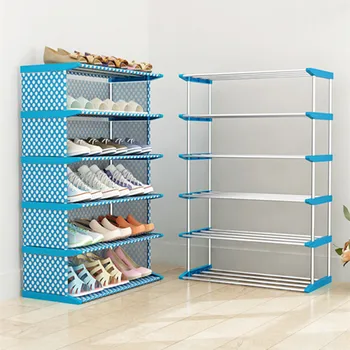 

Multilayer Shoe Rack Dustproof Shoes Storage Shelf Easy to Asselmble Saving Space Standing Organizer Holder Home Shoe Cabinet