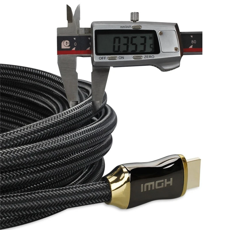 4K 2160P Ultra HD HDMI кабель для ноутбука HDMI-кабель для компьютера HDTV xbox DVD PS3 позолоченный 1 м 1,5 м 2 м 3 м 5 м 8 м 10 м 15 м