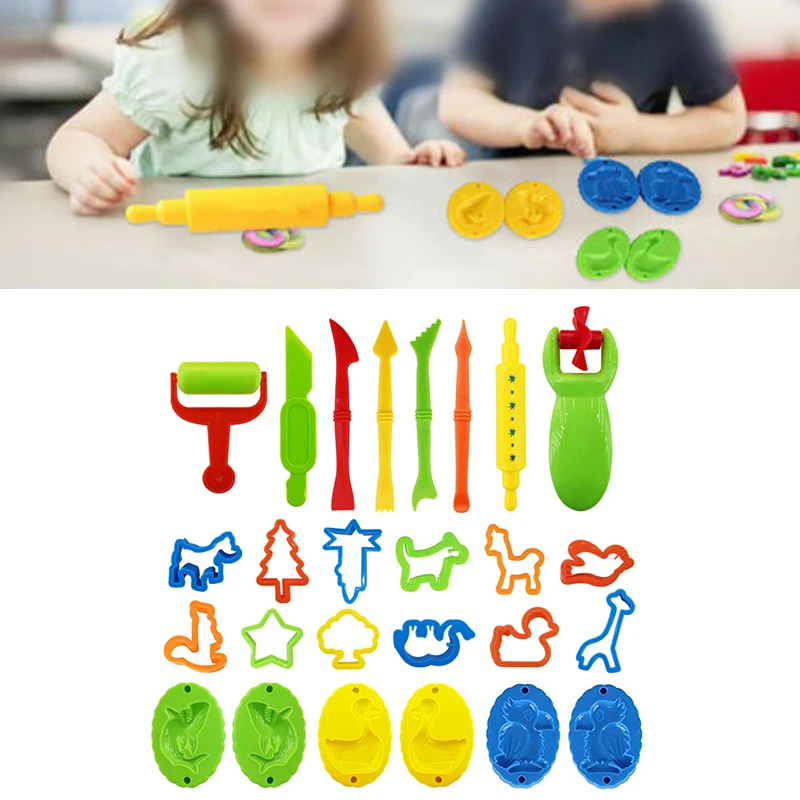 Игровой тесто Play Doh Набор для моделирования дети Плесень инструмент Забавный DIY ремесло режущий комплект