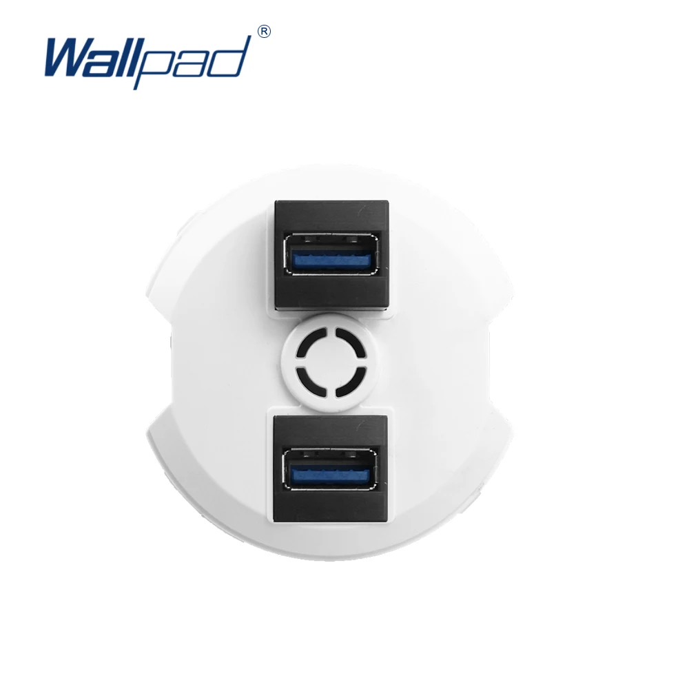 Настенная розетка 2 USB 3,0, функциональная клавиша, только для передачи данных, комбинация