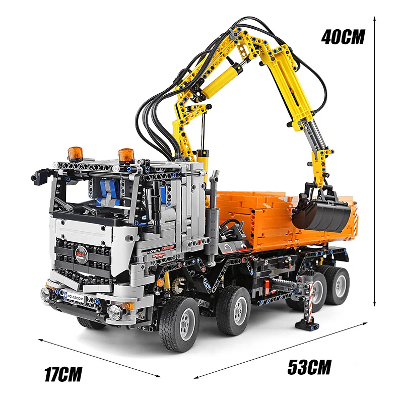 Building Blocks Technical Electric Technic The Arocs Truck 20005 Motor Brick Toy 
