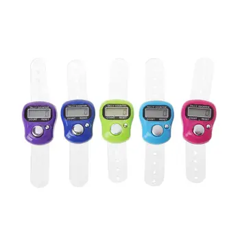 

Mini Stitch Marker And Row Finger Counter LCD Electronic Digital Tally Counter For Sewing Knitting Weave Tool Finger Counter Ran