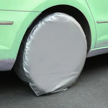 

Car Tyre Housing Wheel Cover Heavy Duty Tire Cover Anti-UV Spare Parts 2Pcs/Set L Universal