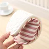 Striped Linen Four Season Indoor Slippers Women Cotton Non-slip Soft Bottom Home Wood Floor Sandals Couple Flip Flops Slides 6