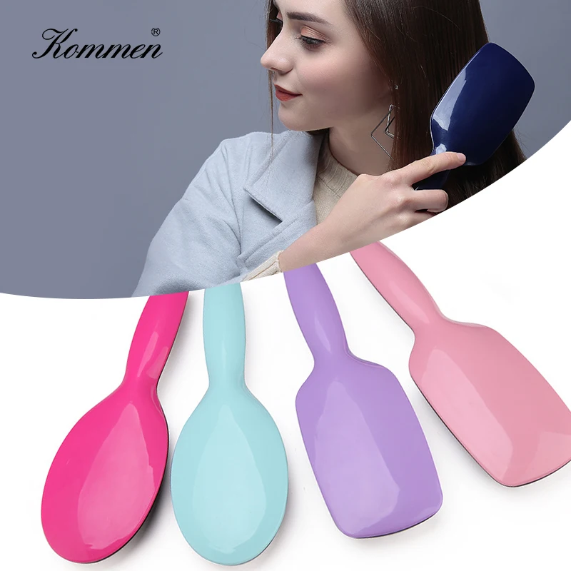 

Beauty Self-made Massage Hair Comb Anti-Knot Haircare Styling Hair Brush Women Salon Hot Comb Barber Accessories Brand Hot Sale