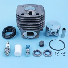 

48mm Cylinder Piston Bearing Kit For Husqvarna 261 262 262XP Chainsaw Oil Seal Fuel Line Hose Decompression Valve 503 54 11 72