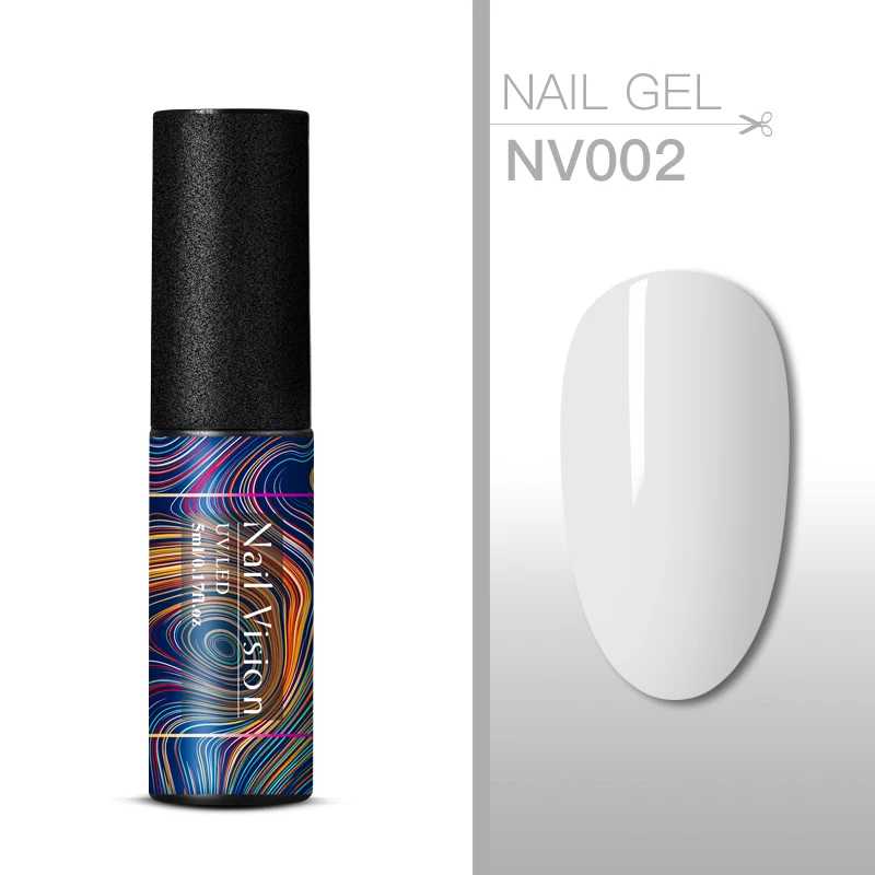 Nail Vision розовый Желейный гель для ногтей 5 мл полупрозрачный телесный розовый цвет лак замачиваемый УФ-гель для дизайна ногтей лак - Цвет: HHS06597