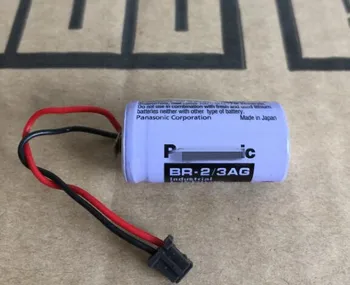 

2PCS Japan original BR-2/3AG battery 3V Q6BAT lithium battery (with plug)