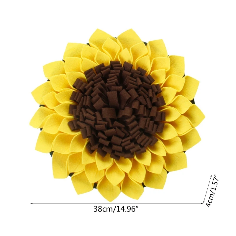 

Pet Dog Snuffle Mat Nose Smell Training Sniffing Pad Slow Feeding Bowl Carpet