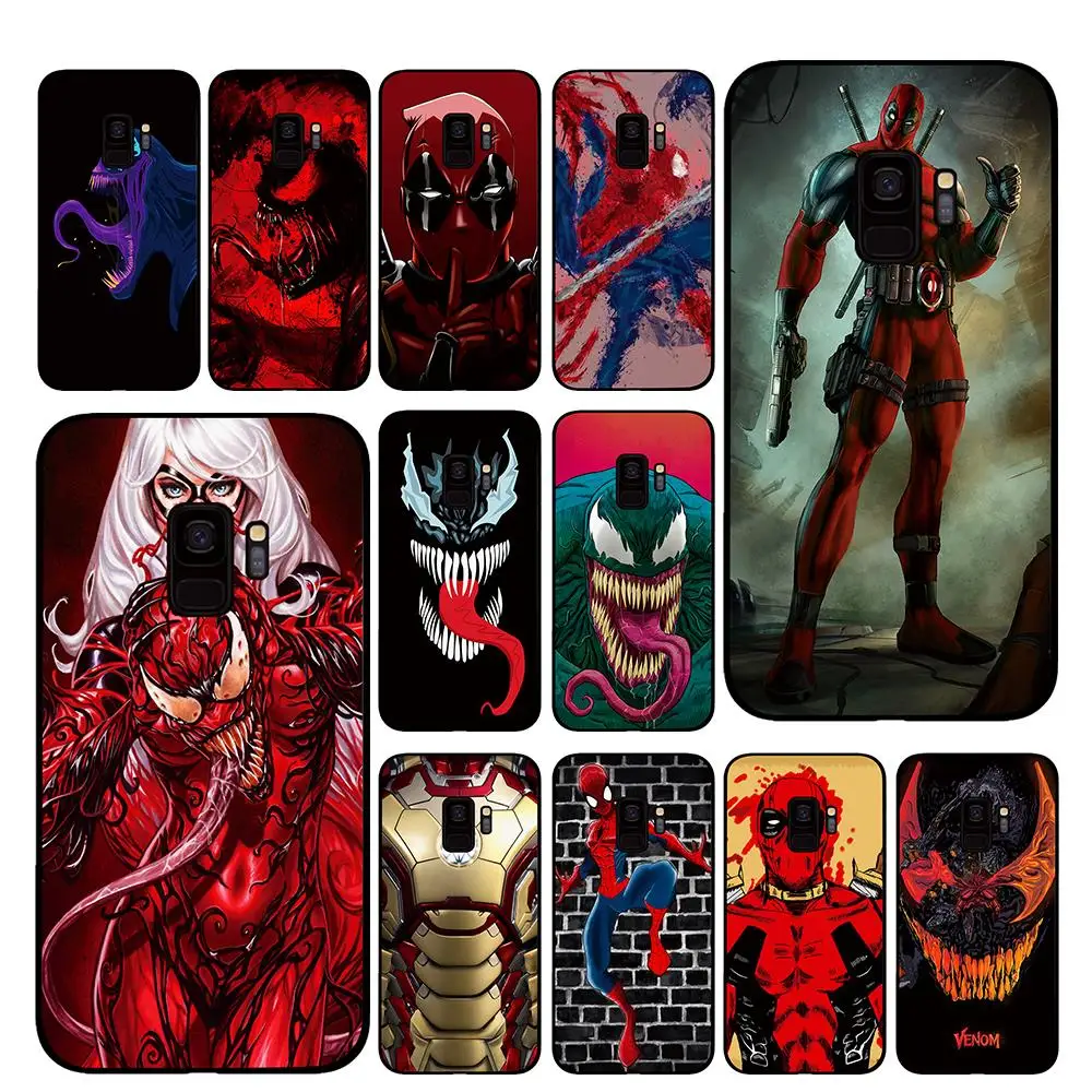 Venom deadpool For Samsung Galaxy S10 S10E S8 Plus S6 S7 Edge S9 S10e Note 8 9 Phone cases | Мобильные телефоны и