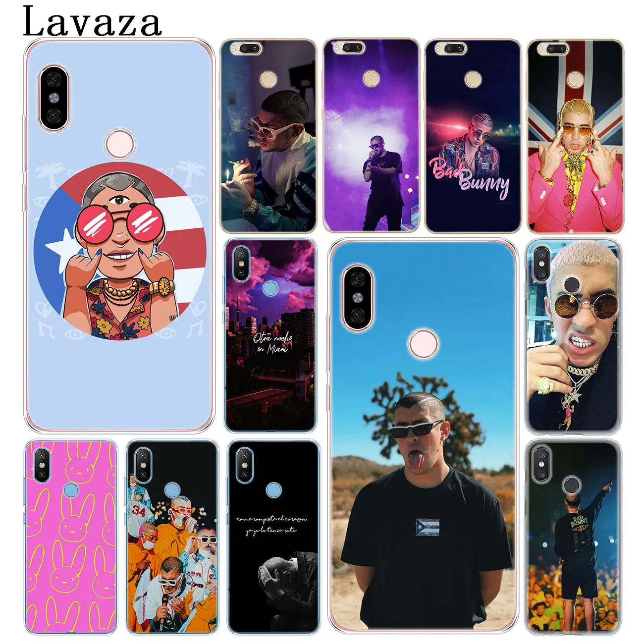 

Lavaza Bad Bunny Rap pop singer Hard Phone Cover Case for Xiaomi Redmi 7A 6A 5A 4A K20 S2 GO Note 8 7 5 6 Pro Plus 4 4X Cases