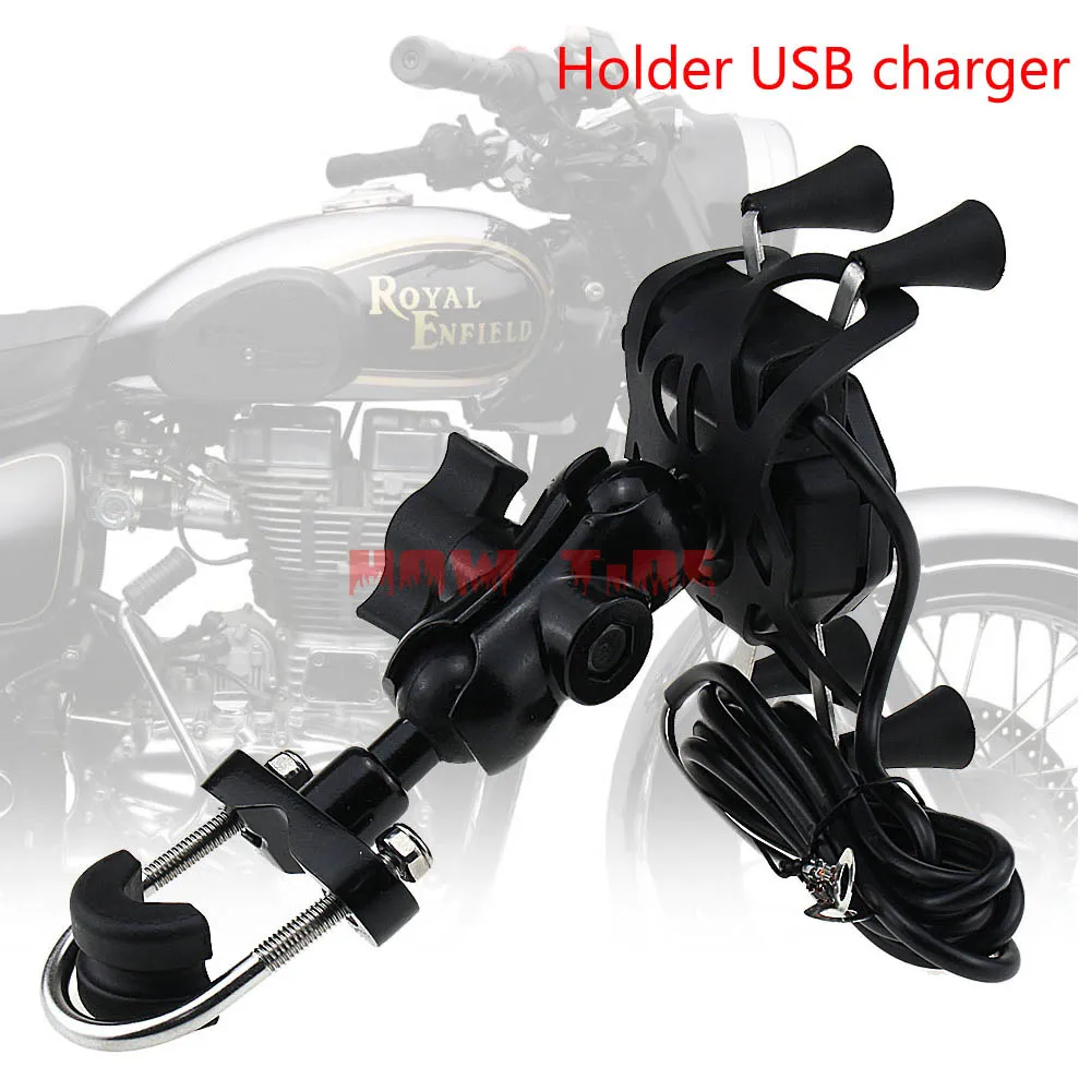 Применимо к KAWASAKI Z800 Z750 Z1000 Z1000SX Z1000 SX Z 800 750 1000 gps-навигатор для мотоцикла зажим для мобильного телефона - Цвет: USB-3