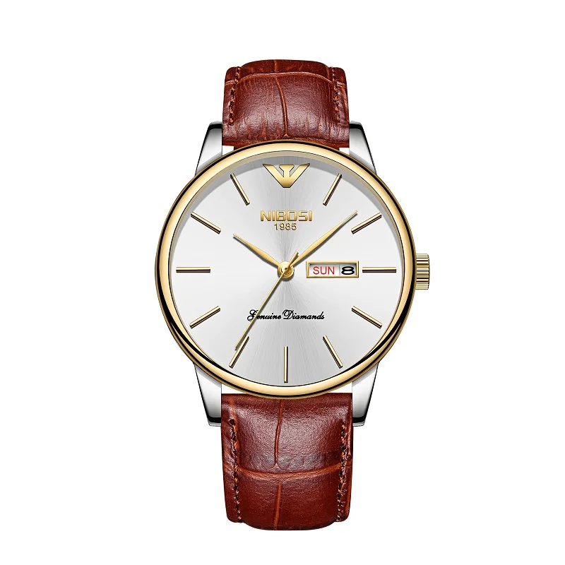 NIBOSI Quartz Clock Sports Men Watch Top Brand Luxury Famous Dress Fashion Watch Male Unisex Ultra Thin Wrist watch Para Hombre 