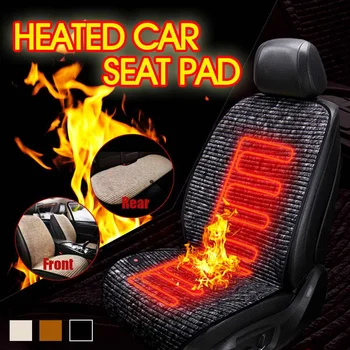 

12V 24V Car Heating Pad Car Seat Winter Heating Cover Seat Heating Pad Winter Cushion Car Seat Protection Cover in Winter