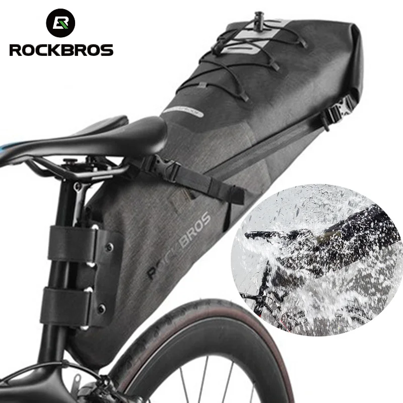 RockBros Waterproof Cycling Bike Bag Rear Bag Rack Pack Pannier Bicycle Bag 10L