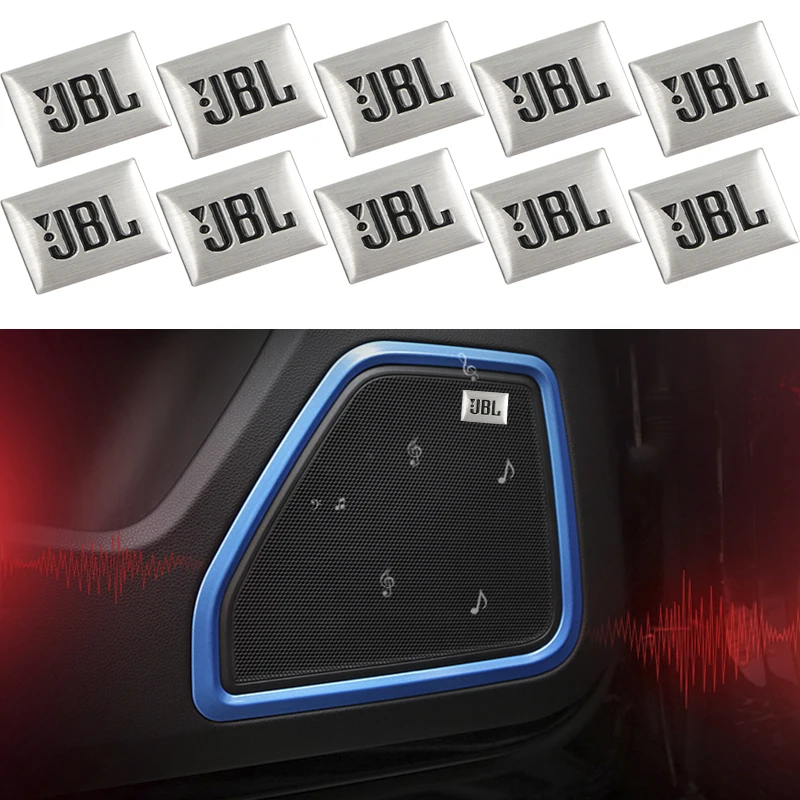 10 шт. автомобильный Стайлинг JBL Декор аудио для BMW E46 E39 E90 E60 E36 F30 E34 X5 E53 E30 F20 E92 E87 M3 M4 M5