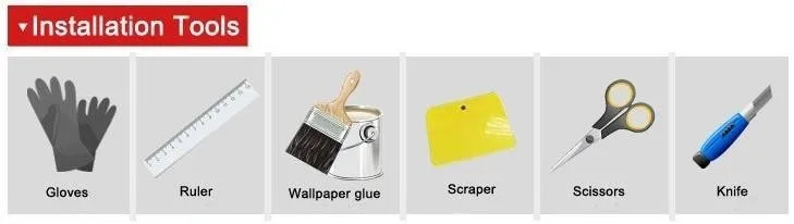 utensílios para pintura e tratamento de parede