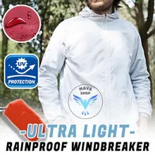 Ультралегкие непромокаемые ветровки, куртки для велоспорта унисекс, Открытый свитер с капюшоном и длинными рукавами, одежда для защиты от солнца, верхняя одежда Jaqueta