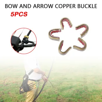 

Archery Point Strings Strong Copper 5pcs Hunter Nock Outdoor Tool Bowstring Hunting Bow Bow Point Strings Shooting Range