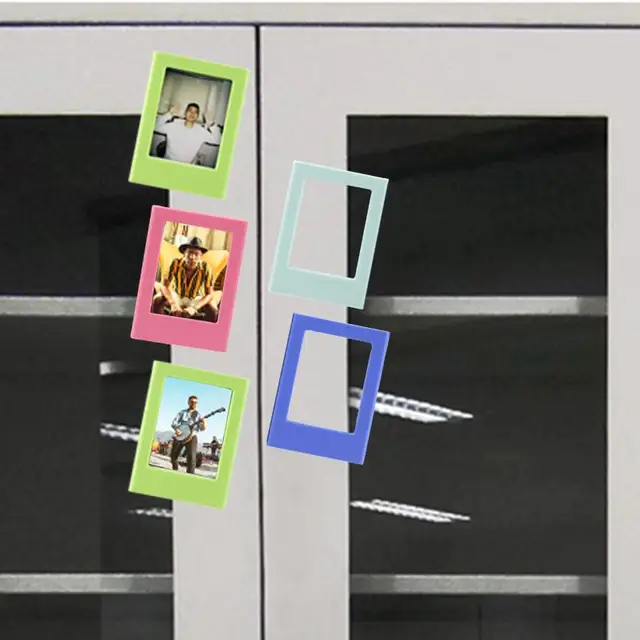 5Pcs 3Inch Magnetic Photo Frame DIY Assembly Picture Holder Decor for Instax Easy  Use Photo Holder Magnetic Photo Frame 2