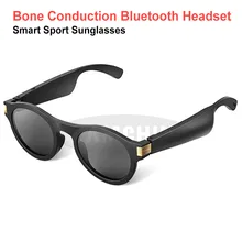 Беспроводные стерео музыкальные солнцезащитные очки Спортивная гарнитура наушники костной проводимости Bluetooth умные спортивные солнцезащитные очки модные очки для верховой езды