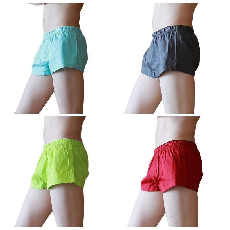Pouch Panties Men Comfy Loose Breathable Boxer Men's Simple Underpants Sexy Male Boxers