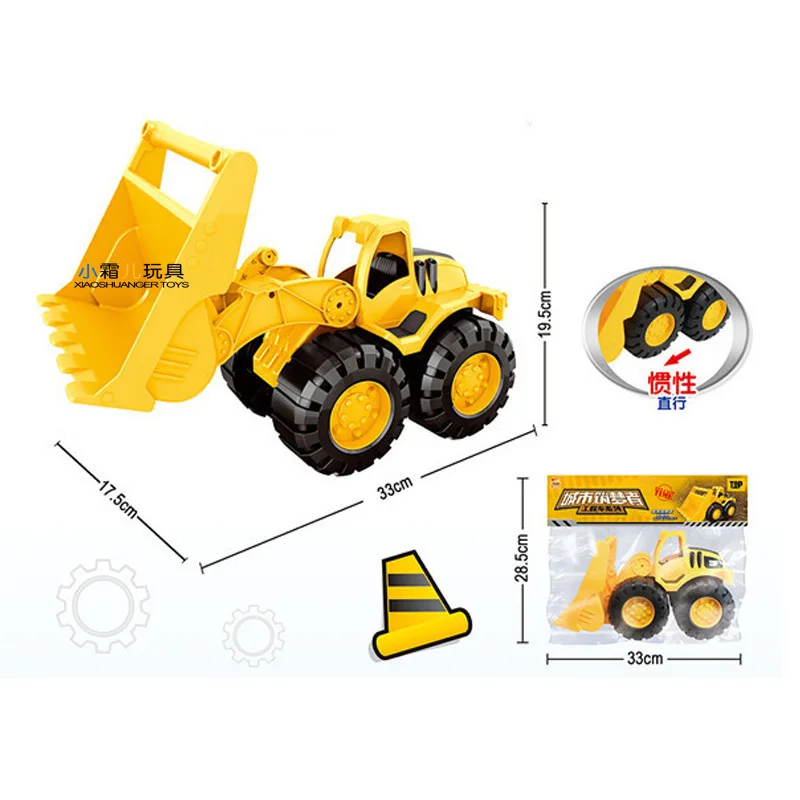 

Hot Sales Model Inertia Engineering Vehicle Model Toy 677-24 Children'S Educational Model Inertia Engineering Excavator Push