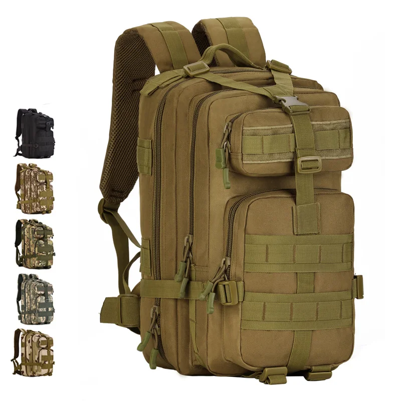 Протектор Плюс 30L военный тактический рюкзак, Водонепроницаемый MOLLE армейская сумка, рюкзак для путешествий, регулировка камуфляж Пеший Туризм Сумка - Цвет: Random