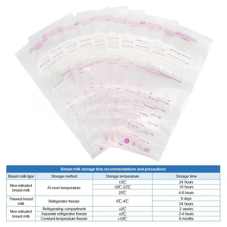 25 шт 300 мл одноразовое хранение грудного молока мешок грудь-молоко цепочка для пустышки Герметичная Бутылка для сумки бесплатно бисфенол питание молоко мешок