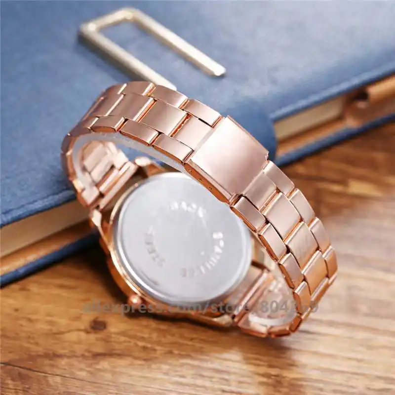 Wholesale Man Alloy Rhinestone Analog Quartz Wrist Watch Top Brand Luxury Mens Business Wrist Watches 920382 CHHC