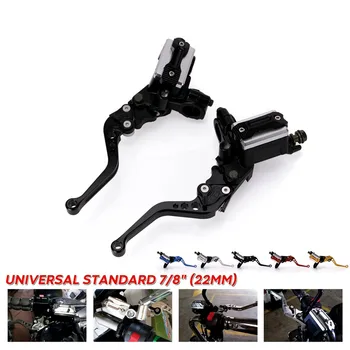 

Brake Clutch Pump Lever with adjusble levers Motorcycle Hydraulic Master Cylinder Accessories 7/8" CNC for Honda Yamaha Moto