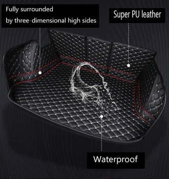 

Special Hight side Car trunk mats cargo Liner made for Honda Civic CRV CR-V HRV Accord Crosstour FIT City car-styling carpet rug