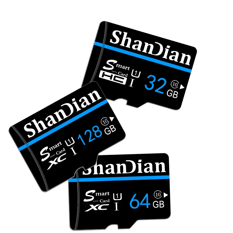 ShanDian карта памяти Micro sd 32 Гб класс 10 64 ГБ 16 8 tf Ручка microsd флэш память диск для