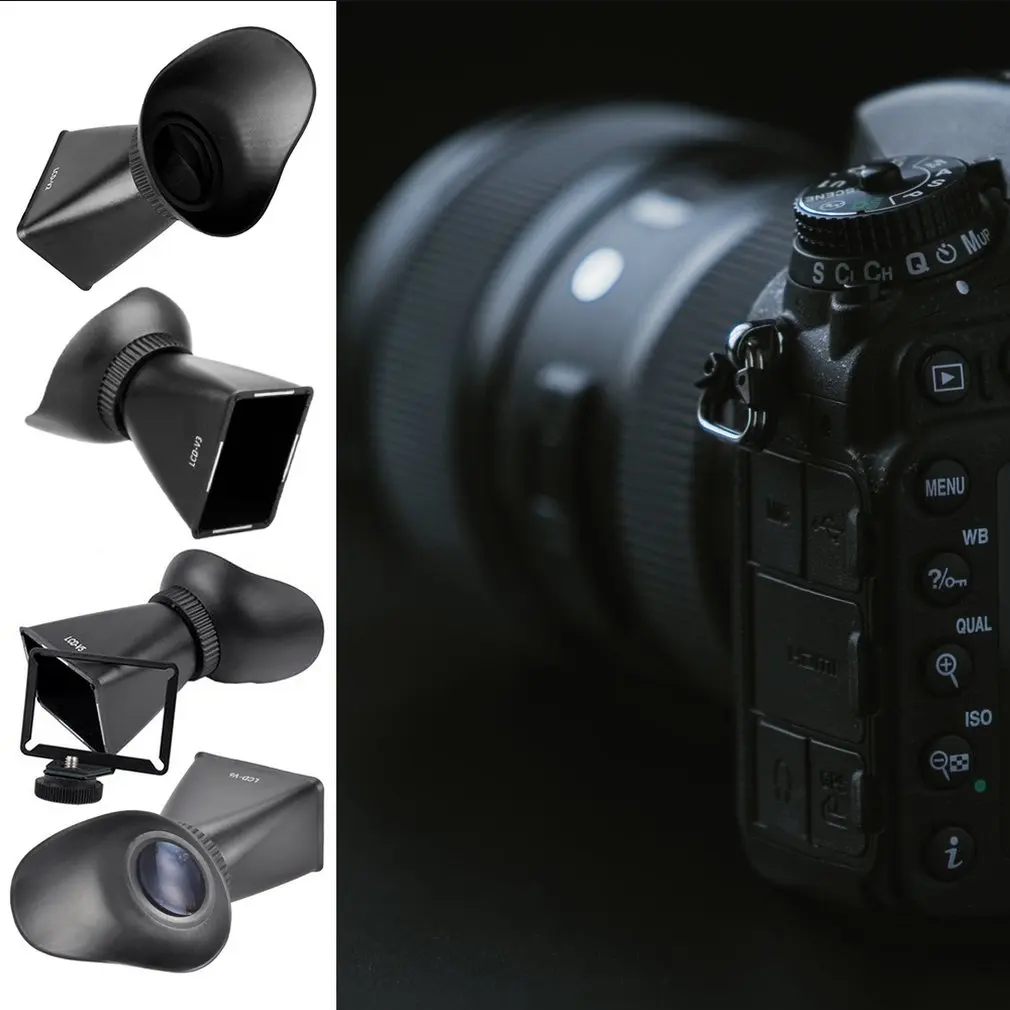V6 SLR камера ЖК Видоискатель Лупа Расширительная крышка камера с ЖК-экраном увеличительный видоискатель солнцезащитный козырек