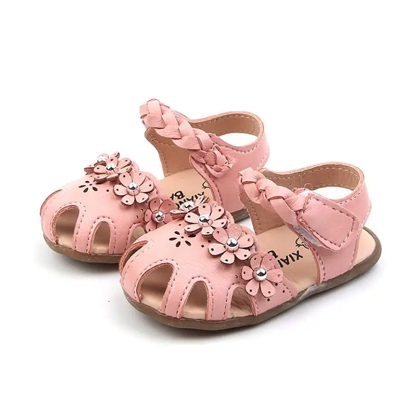 

Newest Summer Kids Shoes 2020 Fashion Leathers Sweet Children Sandals For Girls Toddler Baby Breathable Hoolow Out Bow Shoes