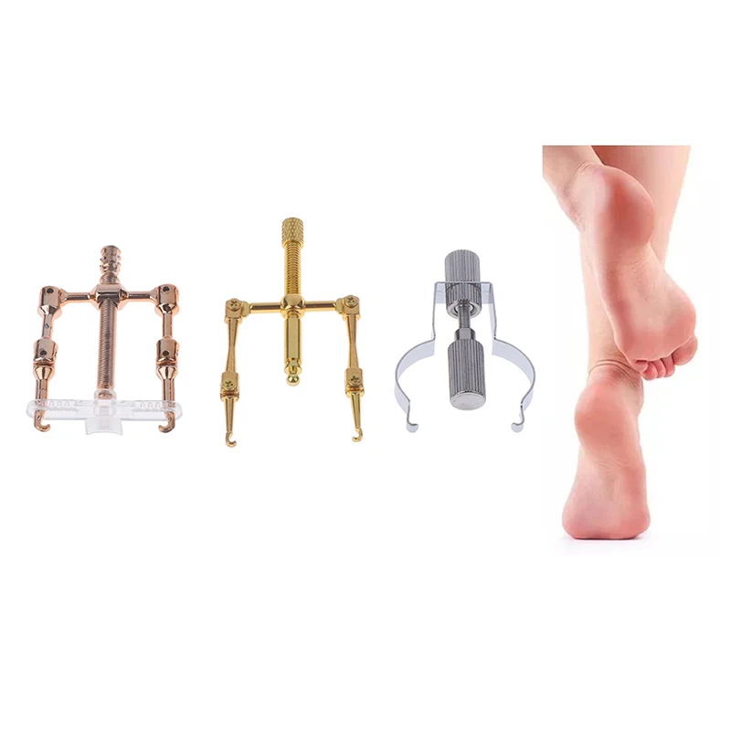 1Set Stainless Steel Ingrown Toenail Correction Tool Set Ingrown Toenails Lifter Nail Treatment Pedicure Nail Care Tool