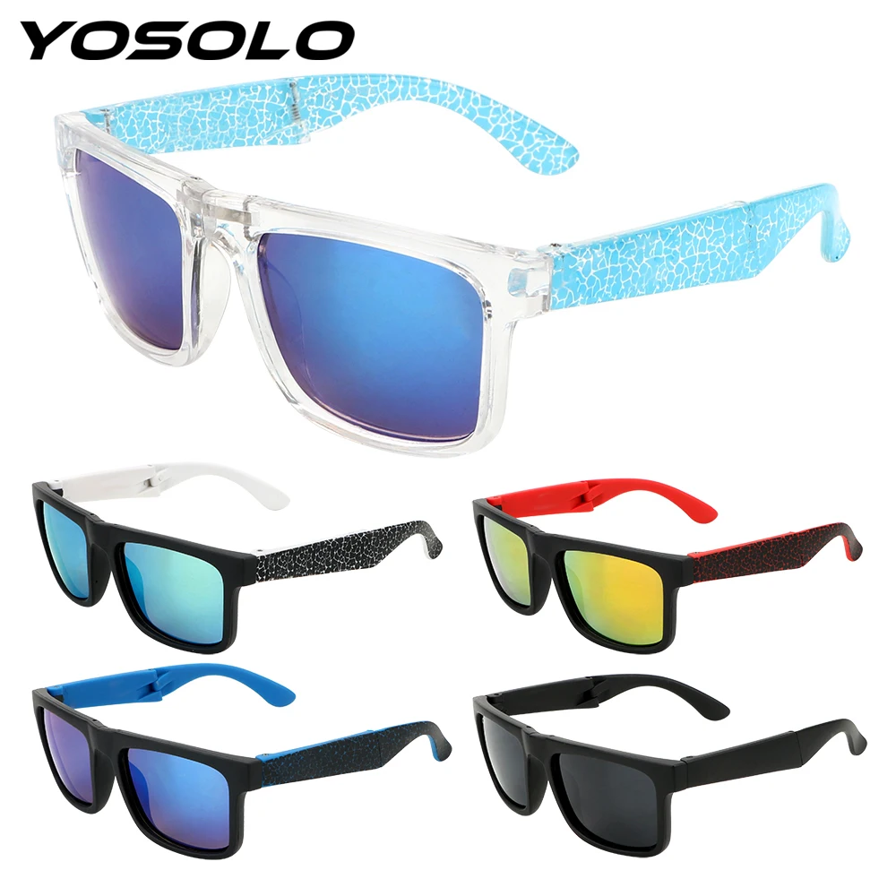 

YOSOLO Motorcycle Accessories Reflective Coating Eyewear Portable Motocross Bike Racing Glasses Fold Sun Glasses Protective Gear
