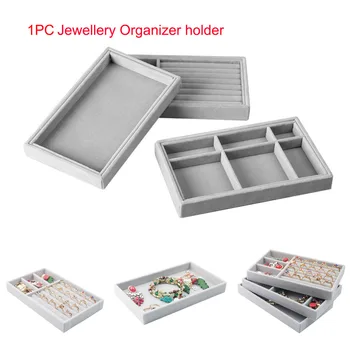 

DIY Jewelry Storage Tray Ring Earring Bracelet Gift Box Jewelry Organizer Holder Drawer Fit Most Room Space High Quality