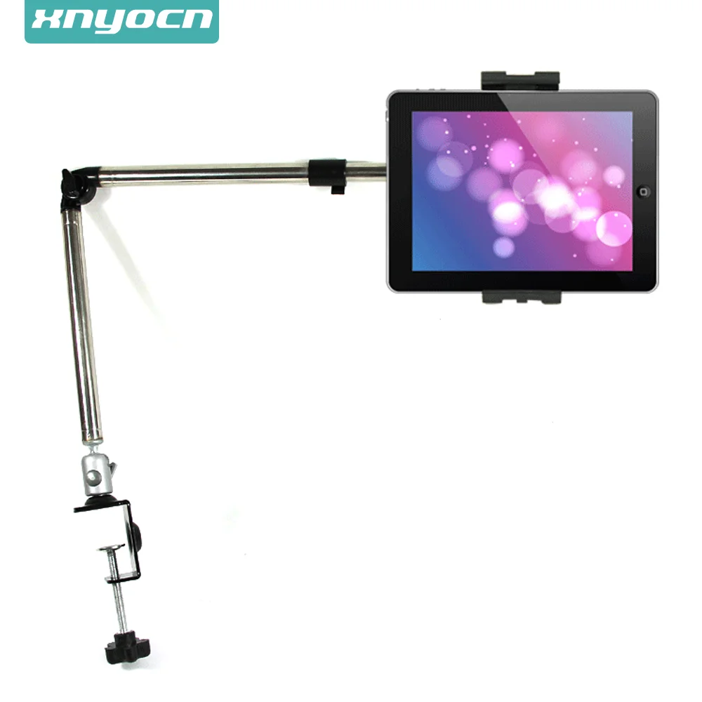 Xnyocn 360 Degree Flexible Arm Tablet Pad Holder Stand Long Lazy People