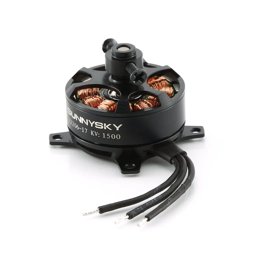 SUNNYSKY X2206 1500KV 1900KV бесщеточный двигатель с фиксированным крылом для многоосевой воздушной радиоуправляемой модели бесщеточного двигателя самолета