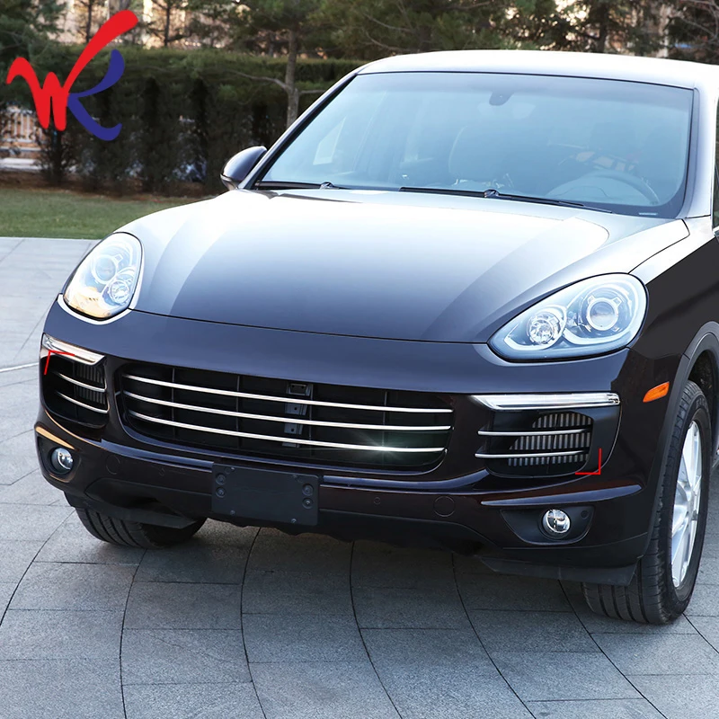 Крышка передней решетки радиатора для Porsche Cayenne 2015 2016 2017|trim cover|front grill covergrill trim |